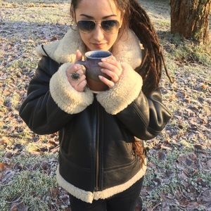 Overland Leather Bomber Jacket